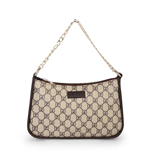 Image of Women's Stylish Printed Shoulder Bag | Trendy Daily Use Handbag with Chain Strap | Lightweight PU Leather Sling Bag for Girls & Women | Spacious & Durable Casual Fashion Purse