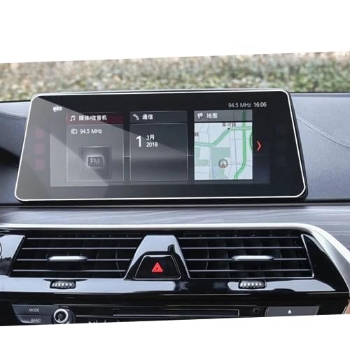 Verre trempé de protection écran voiture pour BMW 5 Series G30 tactile 10,25''
