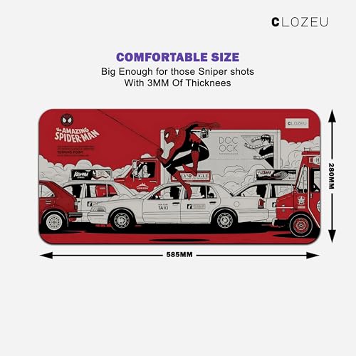 Image of Mouse Pad, Large Extended Desk pad, Non-Slip Spill-Resistant Mousepad with Special-Textured Surface,Gamer /Office /Home 585mm x 280mm