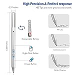 Stylus Pen for Surface Pro 11/10/9/8/X, Surface Laptop/Book/Go/Studio, Kobo | Palm Rejection, 1024 Pressure, 2500H Battery Life Active Pencil for Student Note-Taking & Artist Business Drawing - Image 5