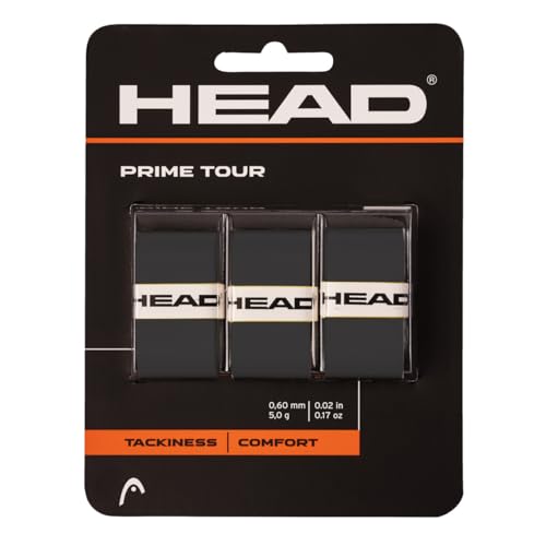 HEAD Prime Tour Overgrip 3-Pack Black