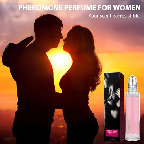 2PCS Pheromone Parfum Woman Roller Ball Feromone Parfüm Für Frauen Pheromone Parfum Damen,Parfüm Frauen, Langanhaltender Duft