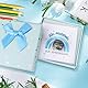 Geschenke zur Einschulung Jungen Schultüte Füllung 2025, Glücksbringer Mutstein Einschulung, Schulkind Geschenk mit Motivationskarte, Einschulungsgeschenke, Mutmacher für Kinder (Blauer)