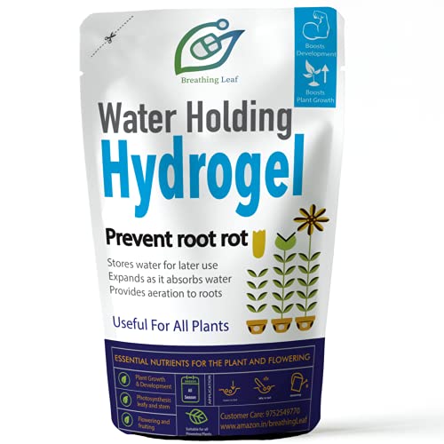 Hydrogel for Holding Water | Go to Vacations without worry of drying roots | Prevents root rot and provides aeration (200 gm)