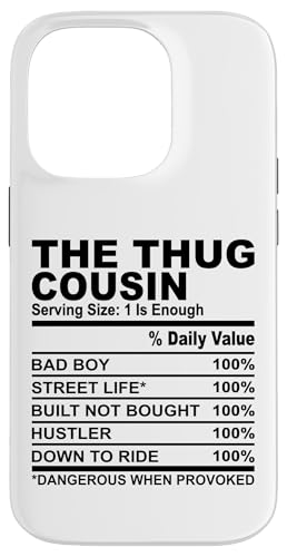 The thug cousin Funny cousins 男性 女性 家族 再会 スマホケース iPhone 14 Pro 用