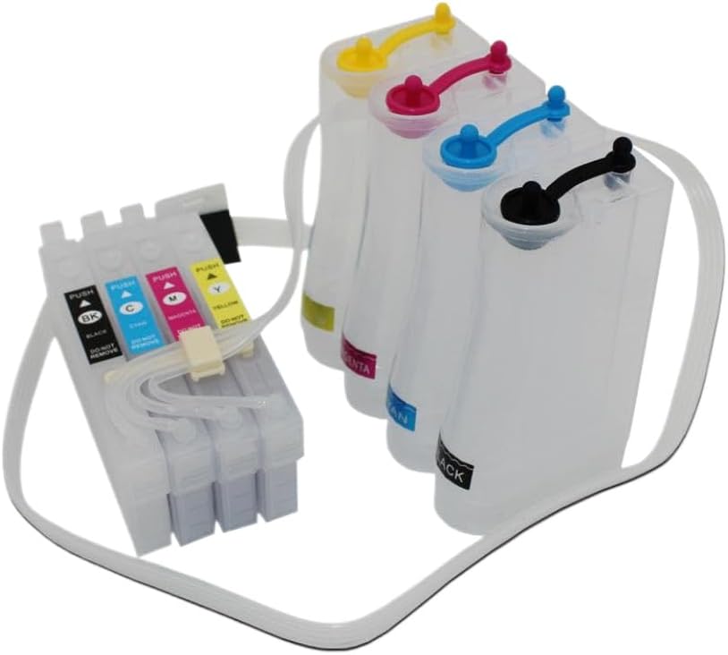 Bulk CISS Ink System Compatible with WF-7310 WF-7840 WF-7820 EC-C7000 WF-4834 WF-3820 WF-4830 WF-3823 WF-4820 No Chip 812XL 822XL