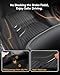 Floor Mats & Cargo Liner Fit for Jeep Wrangler JL 2018-2025 2026 4 Door Gas Only Sahara Rubicon with Subwoofer (Non JK/4XE/Hybrid) All-Weather Mats for 1st, 2nd Row and Trunk Full Set Car Floor Liners