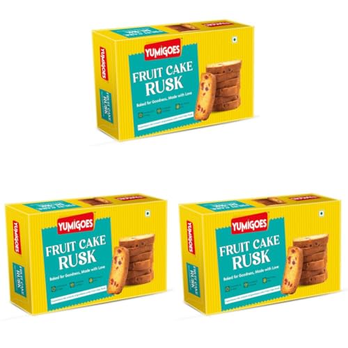 Image of Yumigoes Fruit Cake Rusk 150G (Pack of 3)