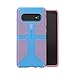 Speck Products CandyShell Grip Samsung Galaxy S10+ Case, Azure Blue/Melon Pink
