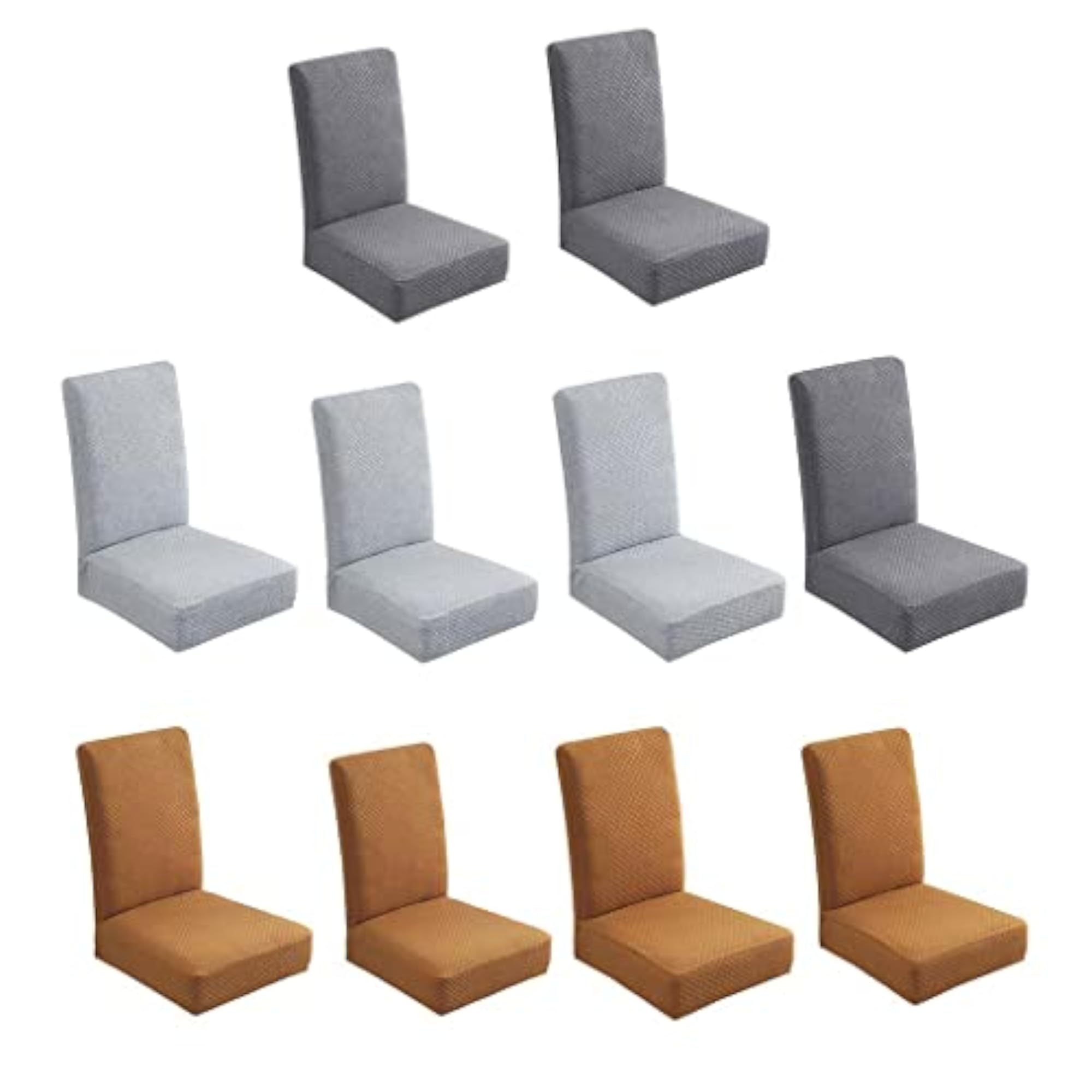 Stretchy Dining Chair Covers Stool Seat Slipcovers Universal Grey