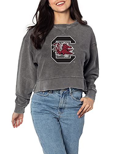 Image of chicka-d NCAA womens Corded Boxy Pullover