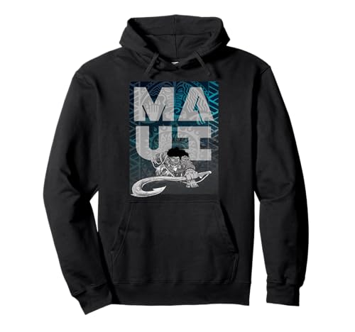 Sweat Disney Moana Maui Fish Hook pour homme en coton premium style poster