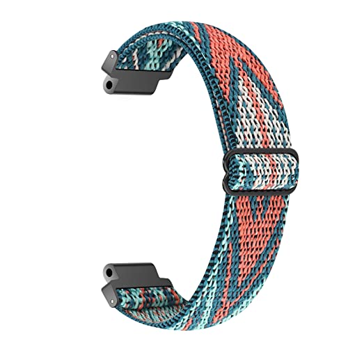 Correa elástica ajustable de nylon para reloj Garmin miniatura 1