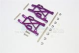 Farbe : Purple GPM Kyosho Mini Inferno Tuning Teile Aluminium Rear Lower Arm with E-Clips & Pins & Delrin Collars - 1Pr Set Purple