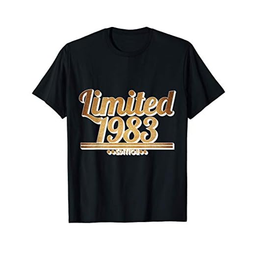 Diseño de cumpleaños de edición limitada de 1983 Camiseta