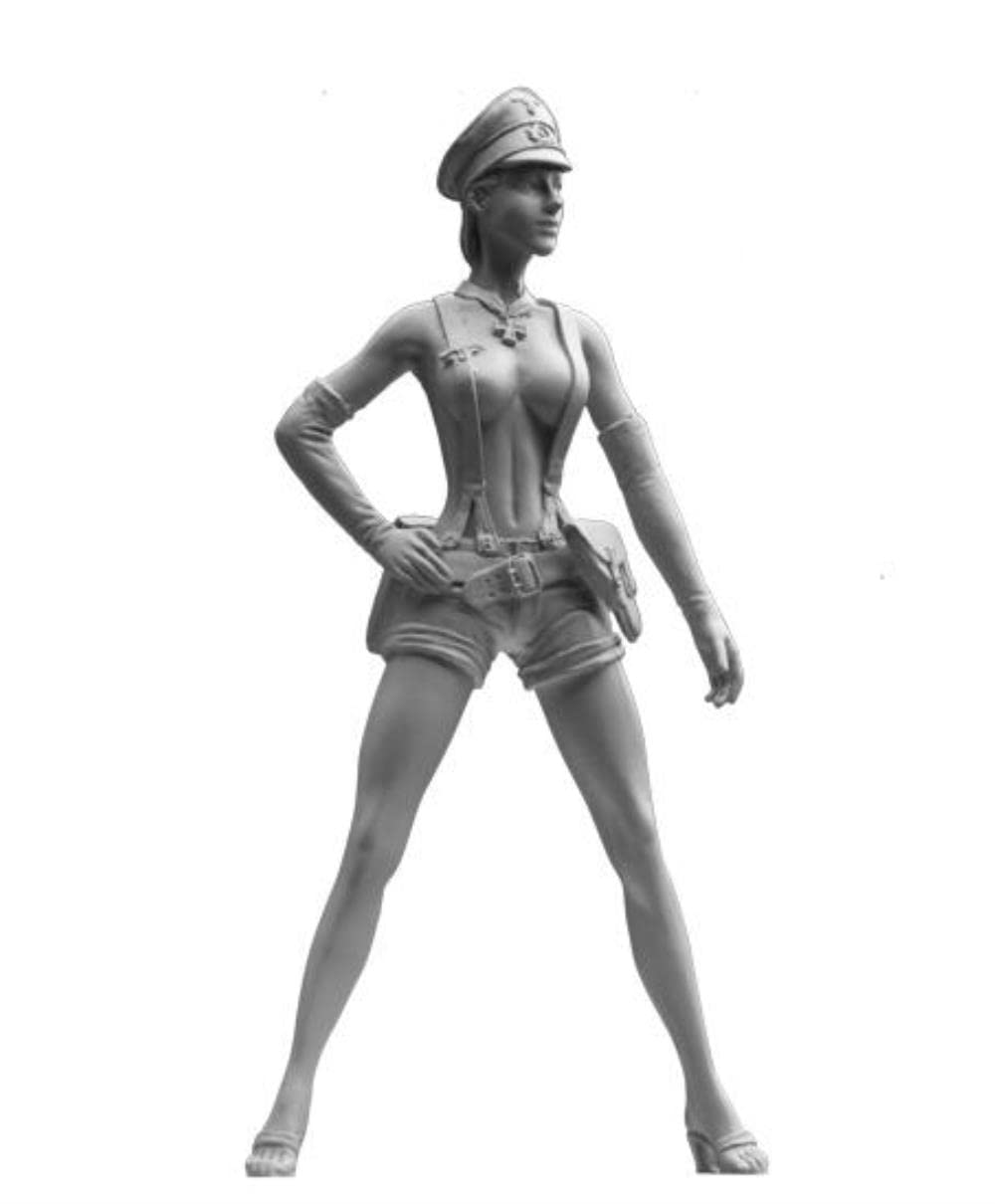 1/16 Verano Soldado Mujer Elsa Histórico Kit De Resina Modelo En Miniatura Sin Montar Sin Pintar
