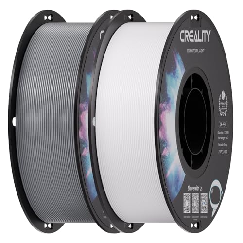 Image of Creality PETG 3D Printer Filament 2 kg, Excellent Toughness High Precision, Odorless Non-Toxic Moistureproof, Glossy PETG Filament 1.75mm for 3D Printer