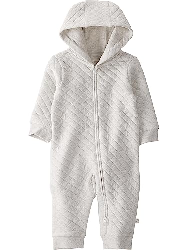 Image of little planet by carter's unisex-baby Quilted Double Knit Hooded Jumpsuit Made With Organic Cotton