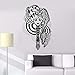 LANGYA Abstrait Décor À La Maison Gothique Fille Autocollant Mural Gothique Fille Conception Vinyle Sticker Maison Chambre Décoration Mur Art 42X67Cm
