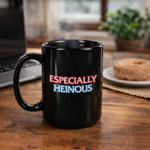 Taza Law & Order SVU 15 oz Negra Cerámica miniatura 4