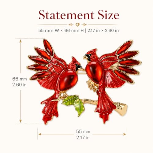 Image of Animal Brooch for Women Zirconia Rhinestone Abalone Shell Animal Lapel Pin Christmas Birthday Holiday Gift for Wife Mother Girlfriend Daughter