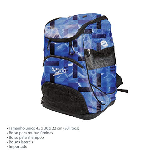 Mochila Swim Ii Estampada, Speedo, U, Azul