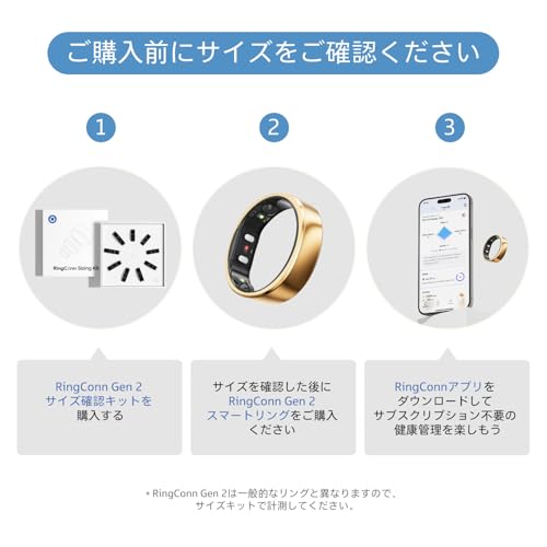 RingConn RingConn Gen 2 スマートリング RCA-01 の商品画像 1