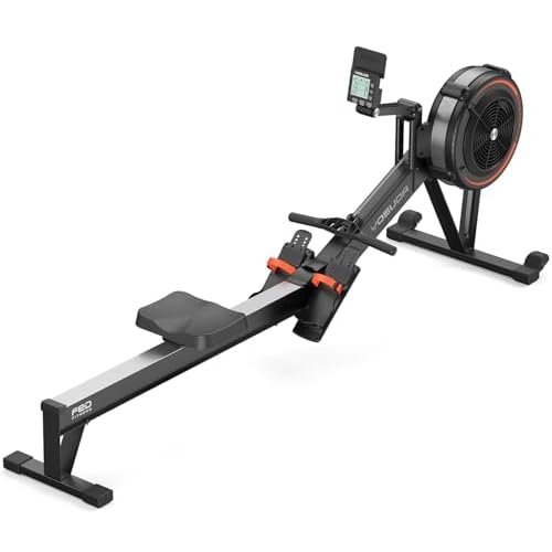 YOSUDA R2 Rudergerät für Zuhause Klappbar, Selbstbetriebenes Display, 10-Stufen Widerstand, Lange Schiene, 4-Wege Display, Bluetooth&App, für Groß