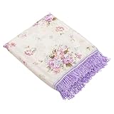 Ciieeo Chic Violet Cotton Guzheng Dustproof Cover with Protective Design for Standard 163 Guzheng