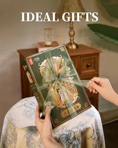 Image of Tonecheer x British Library DIY Book Nook Kit, Shakespeare 3D Wooden Puzzle for Adults, Miniature House Kit Booknook Bookshelf Insert Decor with LED Lights Craft Gifts (Shakespeare's Verse)