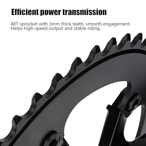Pédalier de vélo de route racing et trail en alu performant - 5
