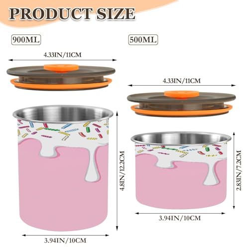 Contenedor Hermético de Acero Inoxidable para Café 900ml miniatura 2