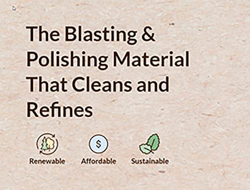 Agra Grit Walnut Shell Media 18-40 Grit - Medium, Crushed Walnut Shells For Blasting, Polishing, Deburring, Anti-Skid And Fillers, 25 Lbs #TOP2
