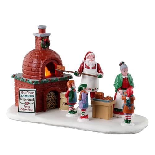 Lemax 34086 Mrs. Claus' Gingerbread Bake accessoire de village de Noël miniature