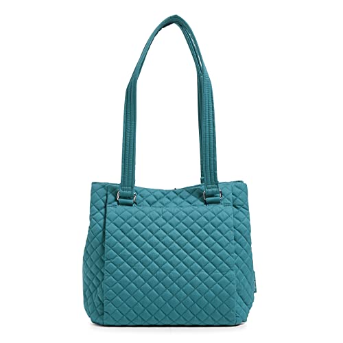 Image of Vera Bradley Women's Cotton Multi-Compartment Shoulder Satchel Purse