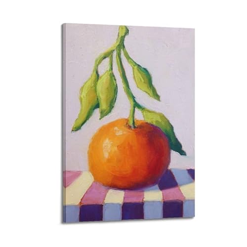 Toile esthétique mandarine JIDUHON art mural haut de gamme