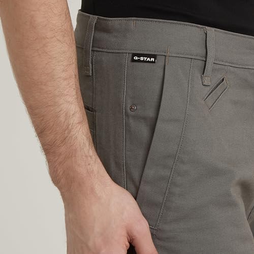 G-Star RAW Herren Bronson 2.0 Slim Chino Shorts, Grau (gs Grey D21040-D305-1260), 38 – Ansicht 6