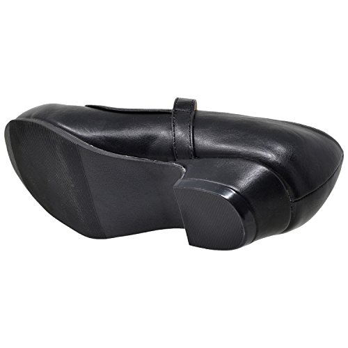 SOBEYO Girls' Dress Shoes Mary Jane Low Heel Flowers Cut Out Accents Leather Lining Insole Comfortable Memory Foam Cushion Wedding Party Princess Pump School Shoe3