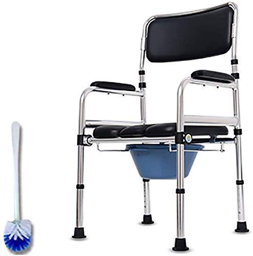 Elderly Toilet Seat Aluminum Alloy Mobile Toilet Toilet Seat Maternity Chair Toilet Toilet Chair Disabled Bath Chair Height