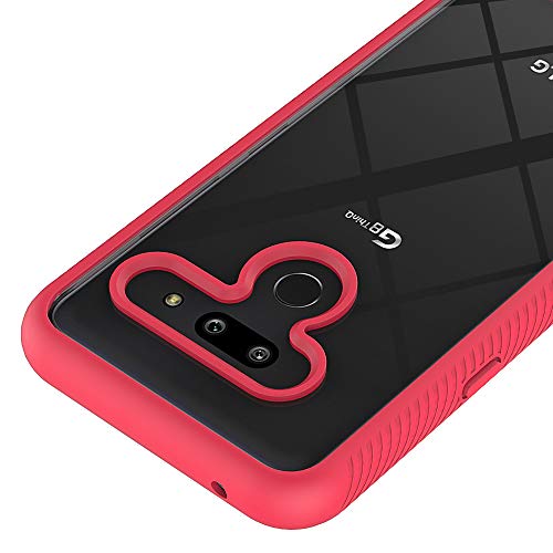 Phone Case For Lg G8 Thinq Slim Hard Clear Cover Shockproof Soft Tpu Bumper Hybrid Rugged Heavy Duty Protective Cell Accessories Lgg8 Thin Q G 8 Lg8 G8Thinq Lgg8Thinq 8G Cases Girl Boy Women Men Red #TOP5
