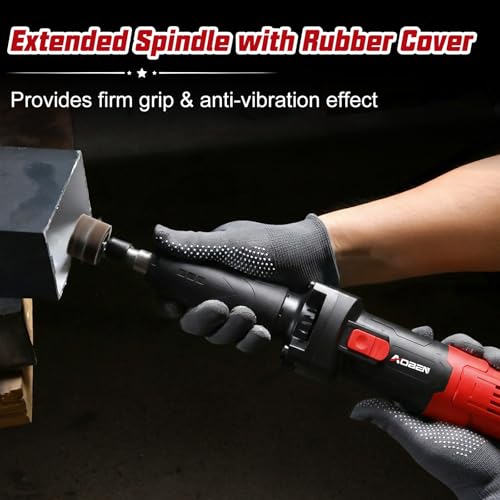 Image of AOBEN Power Die Grinder Tool with 6 Speed Control Max 30000RPM, Electric Straight Grinder Tool with 1 /4 inch Collet, Heavy-Duty for Metal Grinding, Polishing, Welding Repair