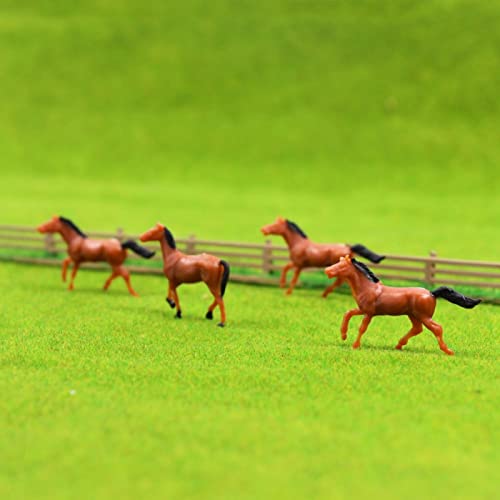 Tierfigur, Lebenszyklus-Figuren, 1:87, gut bemalt, Pferde, Modell, Landschaft, Bauernhof, Tiere, 30 Stück – Bild 5