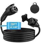 Amazon.com: EVCONN J1772 Extension Cable, 20ft 40A 110V-240V EV