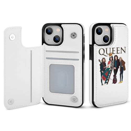 iPhone15用ケース 手帳型 Queen クイーン バンド 【全機種対応】 アイフォン15用ケース スマホケース 財布型 PUレザー おしゃれ 背面カード収納 スタンド機能 携帯カバー 耐衝撃