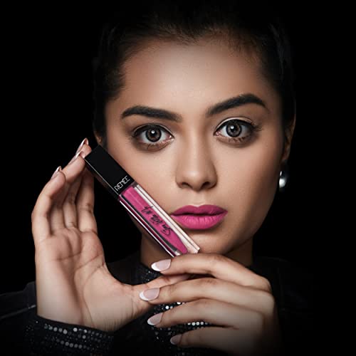 Image of RENEE Stay With Me Matte Lipstick - Hots For Pink l Transfer Proof, Smudge & Waterproof | Long Stay l Highly Pigmented l Velvety, Matte Finish l Enriched with Vitamin E l Travel Friendly l 5 ml
