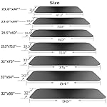 Treadmill Mat,Bike Mat Compatible with Peloton Bike Elliptical Treadmill,Folding Pad Exercise Equipment Under Exercise Trainer Pad for Stationary Indoor Spin - Image 2