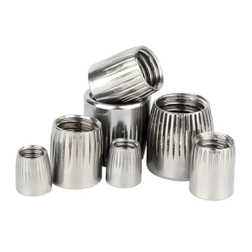 SYDARSYN M6 Rändelmuttern Edelstahl Konische Mutter Konusmutter Rändel Implosion Expansion Muttern M6 (10 Stück)
