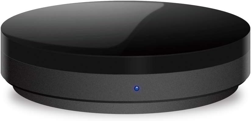 WiFi Smart IR Remote Voice Control AC, TV, Fan, STB | Work with Alexa&Google Assistance | Remote Control by App | Compatible with Apple and Android, Black