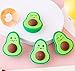 Ranvi 30 PCS Avocado Erasers, Mini Erasers for Kids Play Prize Party, Carnival and School Supplies