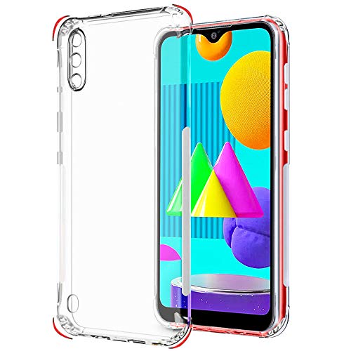 Image of TheGiftKart Best Camera Protection Back Cover Case for Samsung Galaxy M01 | Transparent Ultra Clear Soft Case | Slim & Protective Design | Inbuilt Dust Plugs & Anti-Slip Grip (Transparent)